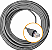 Patch cord cat6 crimpado 10mts cinza - Imagem 1
