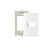 Sleek Placa 4X2 1 Posto Com Suporte - Branco - Imagem 1