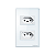 Tomada Dupla 10A Smart Wi-Fi Ets 1002 Branco - Intelbras - Imagem 1