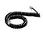 Cabo para Telefone Espiral Preto RJ11 1 Metro Connect Pro - Imagem 1
