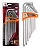 Kit 10 Chaves Hexagonais Torx Profissional Furo No Centro - Imagem 1