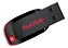 Pen drive 64gb (sandisk) (preto) (cruzer blade) - Imagem 1