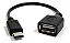 Cabo Adaptador Tipo C Otg Para USB Pendrive Conexão Rápida 10cm - Imagem 1