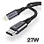 CABO HREBOS USB-C/LIGTH CB-362I 27W 1M - Imagem 1