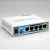 Access Point Indoor MikroTik hAP RB951Ui-2nD Banda Única 2.4GHz - Imagem 1