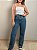 calça wide leg jeans laura - Imagem 1