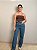 calça wide leg jeans laura - Imagem 8
