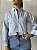 camisa cropped mia azul - Imagem 1