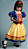 VESTIDO PRINCESA DE LAÇO VERMELHO - Imagem 2