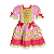 VESTIDO JUNINO XADREZ COM RENDAS E LACOS - Imagem 2