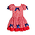 VESTIDO XADREZ CORPETE DE LASTEX - Imagem 1