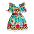 VESTIDO JUNINO GIRASSOL COM LACOS - Imagem 2