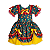 VESTIDO JUNINO FOGUEIRA COM LACOS - Imagem 1