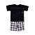 BERMUDA XADREZ COM CAMISETA - Imagem 4