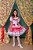 VESTIDO JUNINO DE FLORZINHA E LAÇOS - Imagem 1