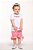 Conjunto shorts xadrez e bata bordada - Imagem 2