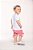 Conjunto shorts xadrez e bata bordada - Imagem 4