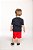 Conjunto bermuda moletom com camiseta - Imagem 2