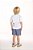 Conjunto bermuda e camisa tricoline estampado - Imagem 2