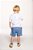 Conjunto bermuda jeans com camiseta coqueiro - Imagem 2