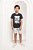 Conjunto bermuda sarjinha com camiseta malha - Imagem 1