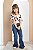 CONJ CALÇA JEANS E BATA ESTAMPADA - Imagem 2