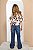 CONJ CALÇA JEANS E BATA ESTAMPADA - Imagem 3