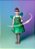 VESTIDO FADA VERDE - Imagem 1