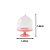 PCT CUPULA ACRILICA BASE C/10 -MIRANDINHA - Imagem 2