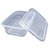 POTE RETANGULAR C/ TAMPA 500ML C/ 24UN PRAFESTA - Imagem 1