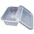 POTE RETANGULAR C/ TAMPA 250ML C/ 24UN PRAFESTA - Imagem 1
