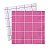 GUARDANAPO CROMUS QUADRICULADO ROSA 24,5X24,5CM C/20 - Imagem 1