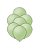 BALÃO 9 POLEGADAS LISO C/50UN VERDE LIMÃO - FEST BALL - Imagem 2