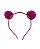 TIARA PARA CABELO MALUCO POMPOM ROSA - Imagem 1