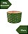 FORMA DE PAPEL DECORADA PARA PANETONE / CHOCOTONE C/10UN VERDE 500g - ECOPACK (NATAL) - Imagem 1