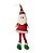 PEDENTE BONECO DE PELÚCIA PERNAS ONDULADAS MOLES - PAPAI NOEL - RIO MASTER (NATAL) - Imagem 1