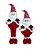 ENFEITE BONECO NATALINO COM PERNAS EXTENSORAS - RIO MASTER (NATAL) - Imagem 1