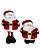 ENFEITE PAPAI NOEL COM PERNAS EXTENSORAS - RIO MASTER (NATAL) - Imagem 1