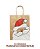 SACOLA KRAFT C/10UN PAPAI NOEL 17,5X8,5X21,5cm (NATAL) - Imagem 1