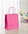 SACOLA KRAFT C/10UN ROSA PINK - 13,5X8X16cm - Imagem 2
