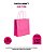 SACOLA KRAFT C/10UN ROSA PINK - 13,5X8X16cm - Imagem 1