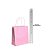 SACOLA KRAFT C/10UN ROSA TUTTI-FRUTTI - 13,5X8X16cm - Imagem 3