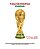 TAÇA DECORATIVA MUNDIAL - MIRANDINHA (COPA DO MUNDO) - Imagem 1