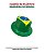 CHAPÉU DE PLÁSTICO BANDEIRA DO BRASIL - COPA DO MUNDO - Imagem 1