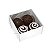 CAIXA BASIC PARA 4 DOCES BRANCA 8X8X4CM C/10UN - IDEIA C4648 - Imagem 1