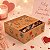 CAIXA PARA BROWNIE FLORES DO CAMPO - KRAFT C/25UN 7X7X2,5CM - IDEIA C5464 (NAM) - Imagem 2