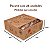CAIXA PARA BROWNIE FLORES DO CAMPO - KRAFT C/25UN 7X7X2,5CM - IDEIA C5464 (NAM) - Imagem 3