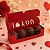 CAIXA PARA 4 DOCES I LOVE YOU AMOR EM CAIXA 16X4X4CM C/ 10UN - IDEIA C5974 (NAM) - Imagem 2