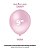 BALÃO CANDY 9 POLEGADAS ROSA C/50UN - PIC PIC - Imagem 1