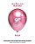BALÃO PLATINO 9 POLEGADAS ROSA C/25UN - PIC PIC - Imagem 1